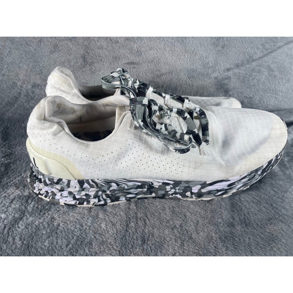 NoBull Ripstop Runner White Camo Marbled Midsole Mens 10.5 Training Shoes
